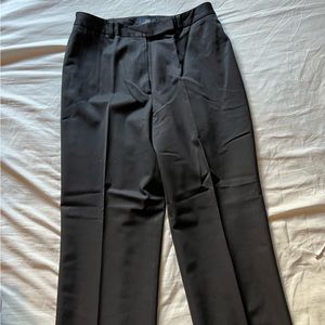 346 Brook Brothers black sock Size 8 100%wool